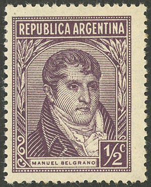 Lot 516 - Argentina general issues -  Guillermo Jalil - Philatino Auction # 2348 ARGENTINA: General auction with material of all periods, including rarities