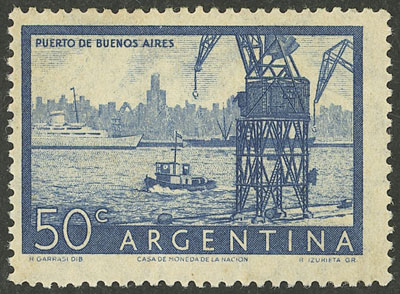 Lot 685 - Argentina general issues -  Guillermo Jalil - Philatino Auction # 2348 ARGENTINA: General auction with material of all periods, including rarities