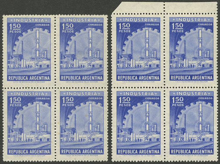 Lot 692 - Argentina general issues -  Guillermo Jalil - Philatino Auction # 2348 ARGENTINA: General auction with material of all periods, including rarities