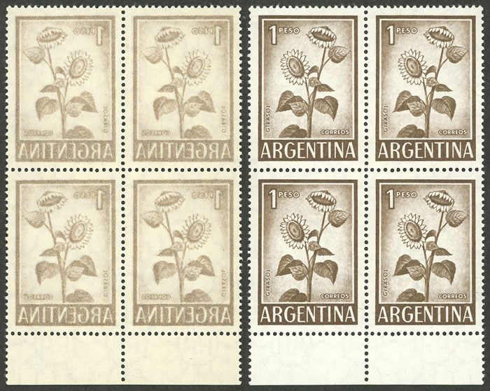 Lot 725 - Argentina general issues -  Guillermo Jalil - Philatino Auction # 2348 ARGENTINA: General auction with material of all periods, including rarities