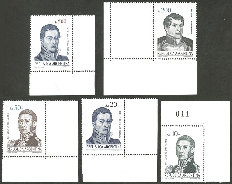 Lot 972 - Argentina general issues - Guillermo Jalil - Philatino Auction # 2348 ARGENTINA: General auction with material of all periods, including rarities Lot 972 - Argentina general issues - Guillermo Jalil - Philatino Auction # 2348 ARGENTINA: General auction with material of all periods, including rarities