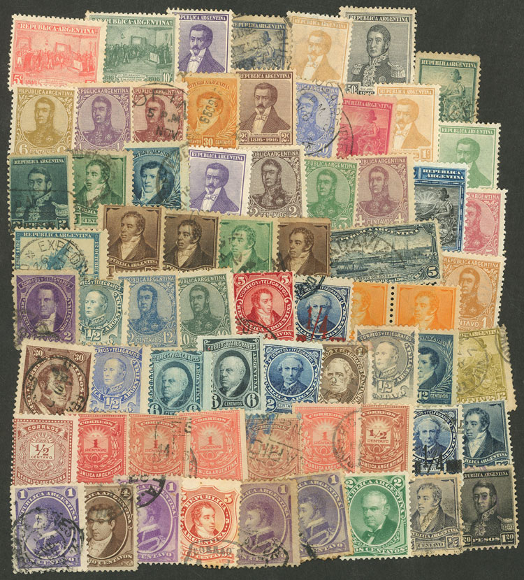 Lot 1488 - Argentina Lots and Collections -  Guillermo Jalil - Philatino Auction # 2348 ARGENTINA: General auction with material of all periods, including rarities