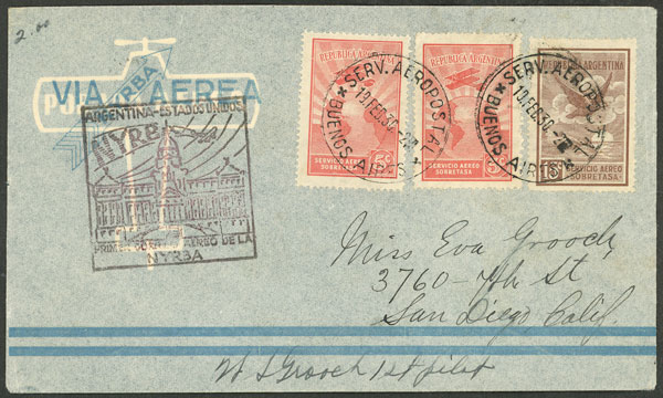 Lot 1362 - Argentina postal history - Guillermo Jalil - Philatino Auction # 2348 ARGENTINA: General auction with material of all periods, including rarities Lot 1362 - Argentina postal history - Guillermo Jalil - Philatino Auction # 2348 ARGENTINA: General auction with material of all periods, including rarities