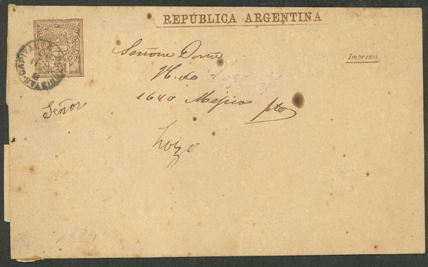 Lot 1315 - Argentina Postal stationery - Guillermo Jalil - Philatino Auction # 2348 ARGENTINA: General auction with material of all periods, including rarities Lot 1315 - Argentina Postal stationery - Guillermo Jalil - Philatino Auction # 2348 ARGENTINA: General auction with material of all periods, including rarities