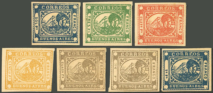 Lot 33 - Argentina barquitos - Guillermo Jalil - Philatino Auction # 2348 ARGENTINA: General auction with material of all periods, including rarities Lot 33 - Argentina barquitos - Guillermo Jalil - Philatino Auction # 2348 ARGENTINA: General auction with material of all periods, including rarities