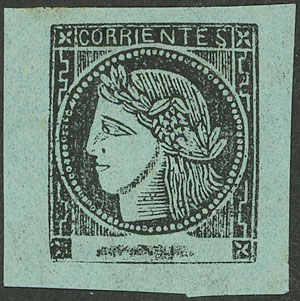 Lot 55 - Argentina corrientes -  Guillermo Jalil - Philatino Auction # 2348 ARGENTINA: General auction with material of all periods, including rarities