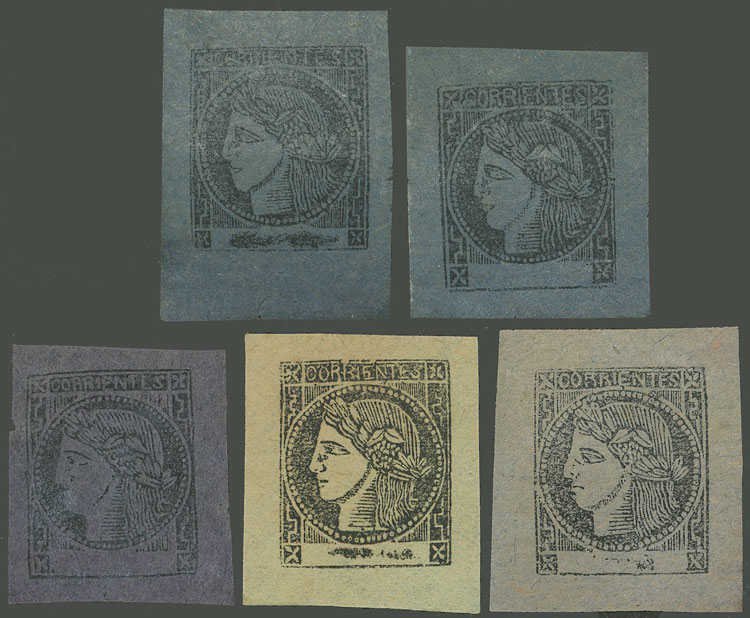 Lot 56 - Argentina corrientes -  Guillermo Jalil - Philatino Auction # 2348 ARGENTINA: General auction with material of all periods, including rarities