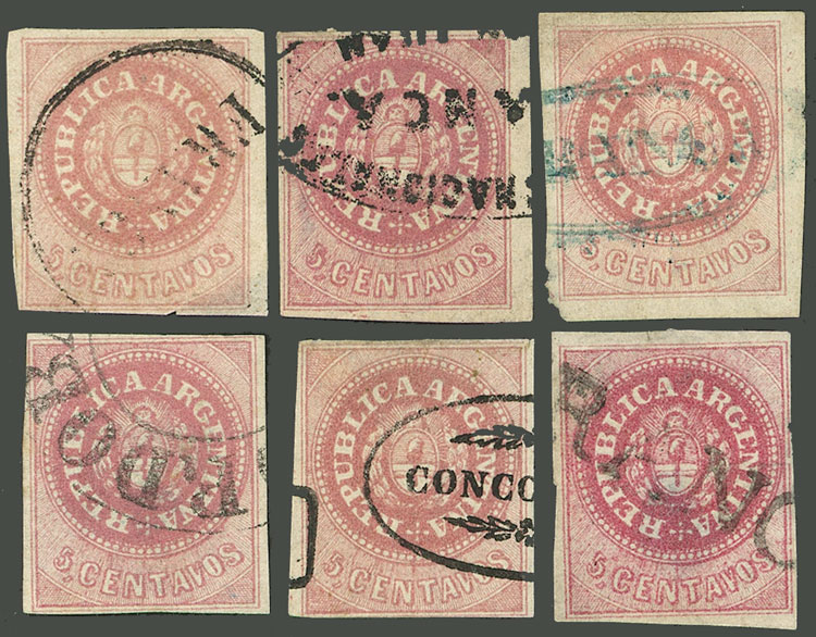 Lot 91 - Argentina escuditos - Guillermo Jalil - Philatino Auction # 2348 ARGENTINA: General auction with material of all periods, including rarities Lot 91 - Argentina escuditos - Guillermo Jalil - Philatino Auction # 2348 ARGENTINA: General auction with material of all periods, including rarities