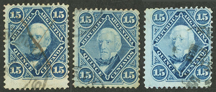 Lot 189 - Argentina general issues -  Guillermo Jalil - Philatino Auction # 2348 ARGENTINA: General auction with material of all periods, including rarities
