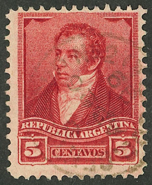 Lot 293 - Argentina general issues -  Guillermo Jalil - Philatino Auction # 2348 ARGENTINA: General auction with material of all periods, including rarities