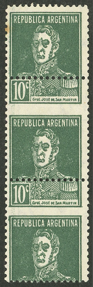 Lot 457 - Argentina general issues -  Guillermo Jalil - Philatino Auction # 2348 ARGENTINA: General auction with material of all periods, including rarities