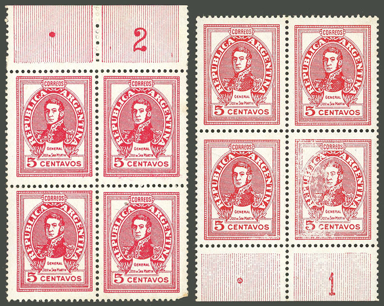 Lot 595 - Argentina general issues - Guillermo Jalil - Philatino Auction # 2348 ARGENTINA: General auction with material of all periods, including rarities Lot 595 - Argentina general issues - Guillermo Jalil - Philatino Auction # 2348 ARGENTINA: General auction with material of all periods, including rarities