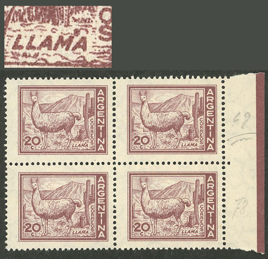 Lot 720 - Argentina general issues -  Guillermo Jalil - Philatino Auction # 2348 ARGENTINA: General auction with material of all periods, including rarities