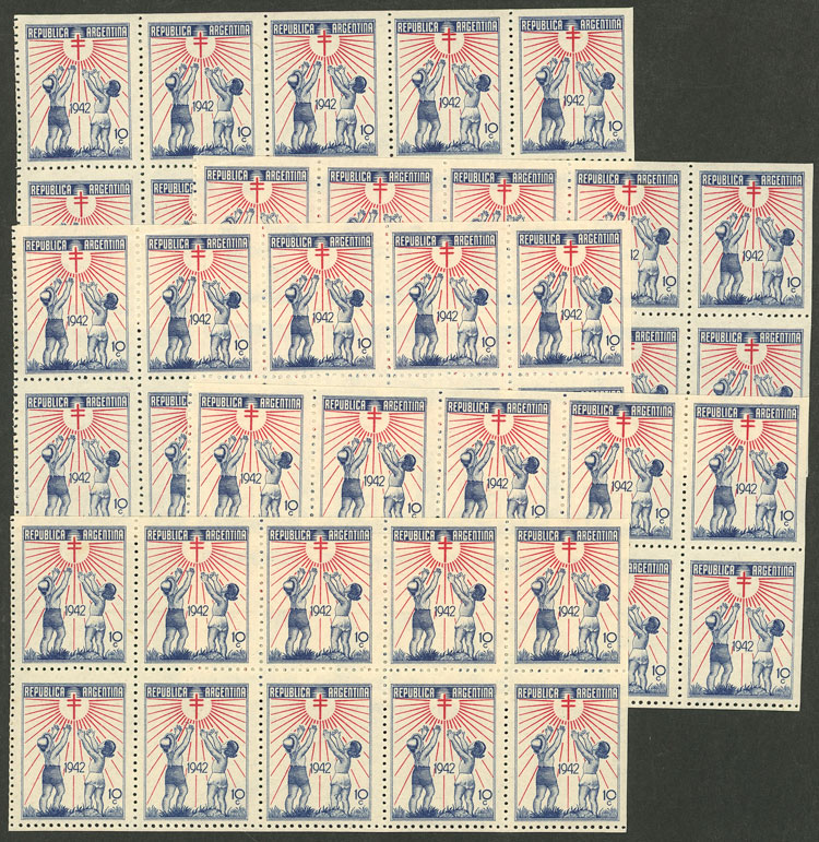 Lot 1537 - Argentina cinderellas - Guillermo Jalil - Philatino Auction # 2348 ARGENTINA: General auction with material of all periods, including rarities Lot 1537 - Argentina cinderellas - Guillermo Jalil - Philatino Auction # 2348 ARGENTINA: General auction with material of all periods, including rarities