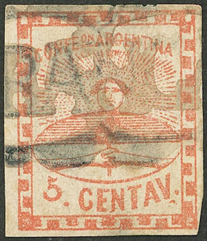 Lot 69 - Argentina confederation -  Guillermo Jalil - Philatino Auction # 2348 ARGENTINA: General auction with material of all periods, including rarities