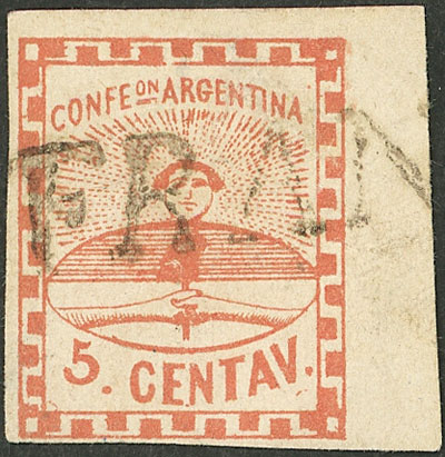 Lot 67 - Argentina confederation -  Guillermo Jalil - Philatino Auction # 2348 ARGENTINA: General auction with material of all periods, including rarities