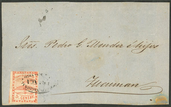 Lot 68 - Argentina confederation -  Guillermo Jalil - Philatino Auction # 2348 ARGENTINA: General auction with material of all periods, including rarities