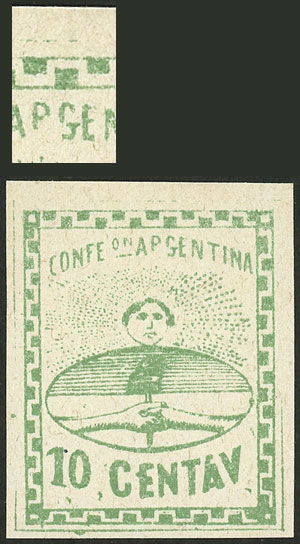 Lot 79 - Argentina confederation - Guillermo Jalil - Philatino Auction # 2348 ARGENTINA: General auction with material of all periods, including rarities Lot 79 - Argentina confederation - Guillermo Jalil - Philatino Auction # 2348 ARGENTINA: General auction with material of all periods, including rarities