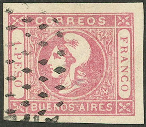 Lot 40 - Argentina cabecitas - Guillermo Jalil - Philatino Auction # 2348 ARGENTINA: General auction with material of all periods, including rarities Lot 40 - Argentina cabecitas - Guillermo Jalil - Philatino Auction # 2348 ARGENTINA: General auction with material of all periods, including rarities