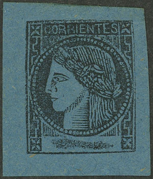 Lot 53 - Argentina corrientes -  Guillermo Jalil - Philatino Auction # 2348 ARGENTINA: General auction with material of all periods, including rarities