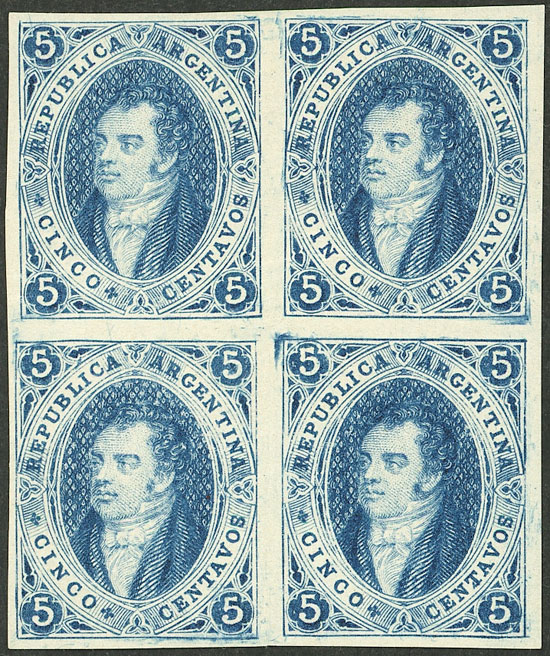 Lot 167 - Argentina rivadavias -  Guillermo Jalil - Philatino Auction # 2348 ARGENTINA: General auction with material of all periods, including rarities