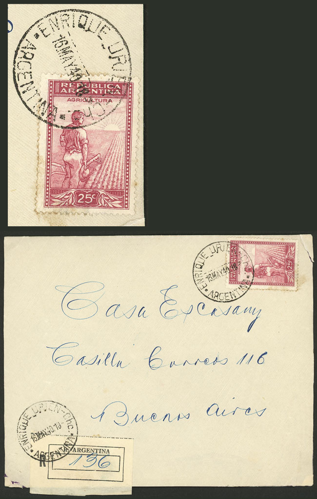 Lot 1375 - Argentina postal history - Guillermo Jalil - Philatino Auction # 2348 ARGENTINA: General auction with material of all periods, including rarities Lot 1375 - Argentina postal history - Guillermo Jalil - Philatino Auction # 2348 ARGENTINA: General auction with material of all periods, including rarities