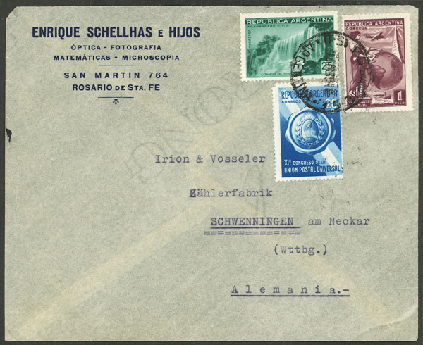 Lot 1374 - Argentina postal history - Guillermo Jalil - Philatino Auction # 2348 ARGENTINA: General auction with material of all periods, including rarities Lot 1374 - Argentina postal history - Guillermo Jalil - Philatino Auction # 2348 ARGENTINA: General auction with material of all periods, including rarities