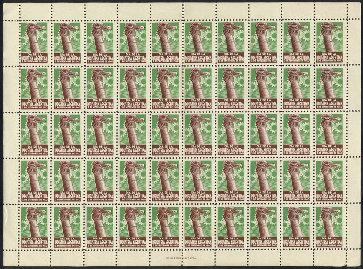 Lot 1547 - Argentina cinderellas - Guillermo Jalil - Philatino Auction # 2348 ARGENTINA: General auction with material of all periods, including rarities Lot 1547 - Argentina cinderellas - Guillermo Jalil - Philatino Auction # 2348 ARGENTINA: General auction with material of all periods, including rarities