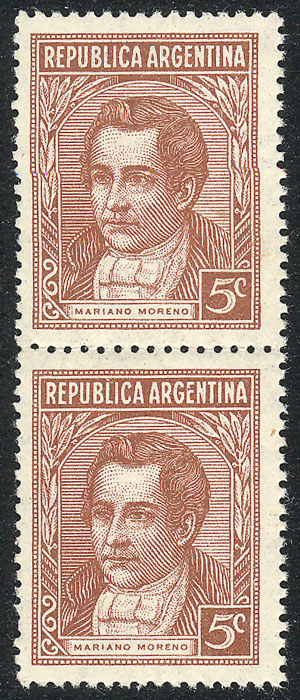 Lot 473 - Argentina general issues -  Guillermo Jalil - Philatino Auction # 2348 ARGENTINA: General auction with material of all periods, including rarities