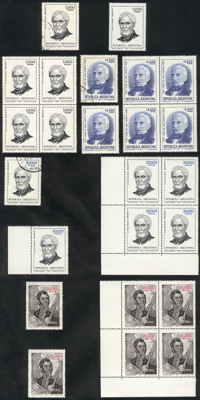 Lot 952 - Argentina general issues - Guillermo Jalil - Philatino Auction # 2348 ARGENTINA: General auction with material of all periods, including rarities Lot 952 - Argentina general issues - Guillermo Jalil - Philatino Auction # 2348 ARGENTINA: General auction with material of all periods, including rarities