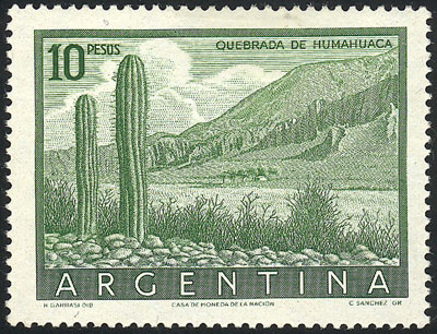 Lot 698 - Argentina general issues -  Guillermo Jalil - Philatino Auction # 2348 ARGENTINA: General auction with material of all periods, including rarities
