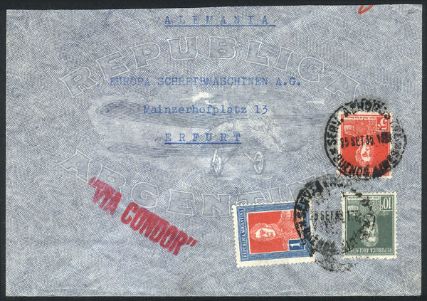 Lot 1369 - Argentina postal history - Guillermo Jalil - Philatino Auction # 2348 ARGENTINA: General auction with material of all periods, including rarities Lot 1369 - Argentina postal history - Guillermo Jalil - Philatino Auction # 2348 ARGENTINA: General auction with material of all periods, including rarities