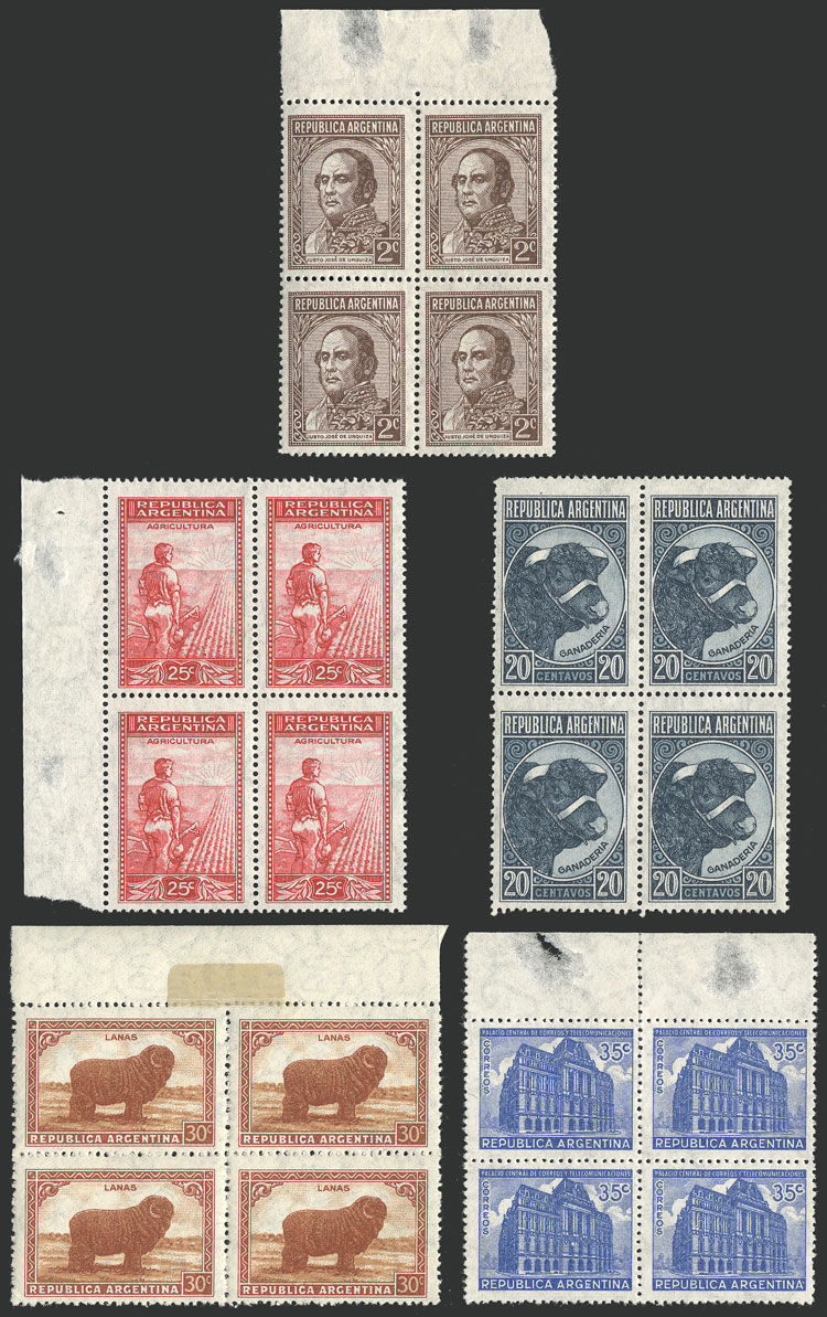 Lot 518 - Argentina general issues -  Guillermo Jalil - Philatino Auction # 2348 ARGENTINA: General auction with material of all periods, including rarities