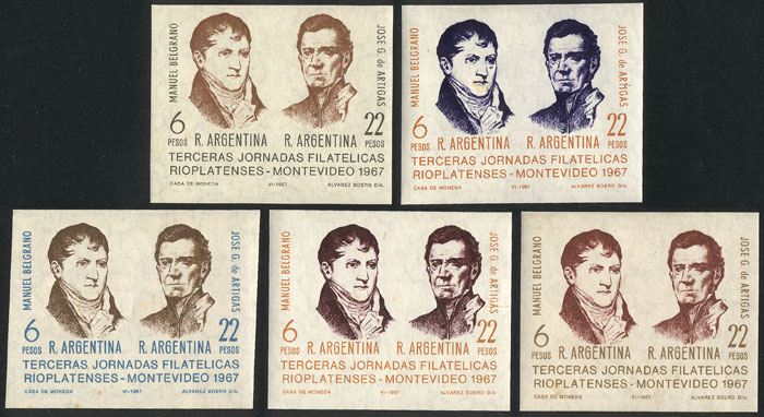 Lot 1115 - Argentina souvenir sheets - Guillermo Jalil - Philatino Auction # 2348 ARGENTINA: General auction with material of all periods, including rarities Lot 1115 - Argentina souvenir sheets - Guillermo Jalil - Philatino Auction # 2348 ARGENTINA: General auction with material of all periods, including rarities
