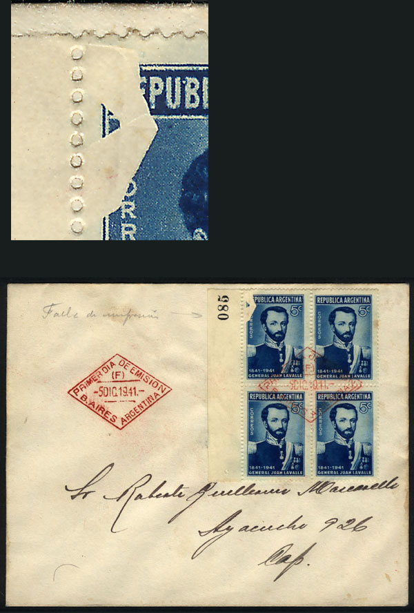 Lot 569 - Argentina general issues -  Guillermo Jalil - Philatino Auction # 2348 ARGENTINA: General auction with material of all periods, including rarities