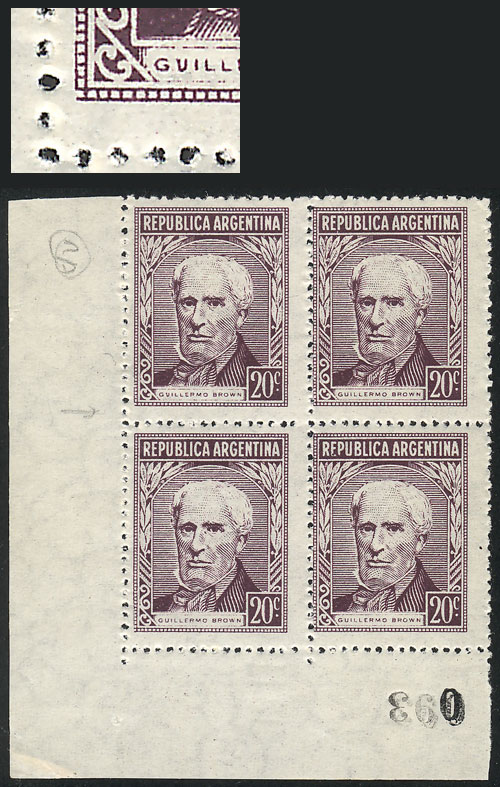 Lot 677 - Argentina general issues -  Guillermo Jalil - Philatino Auction # 2348 ARGENTINA: General auction with material of all periods, including rarities