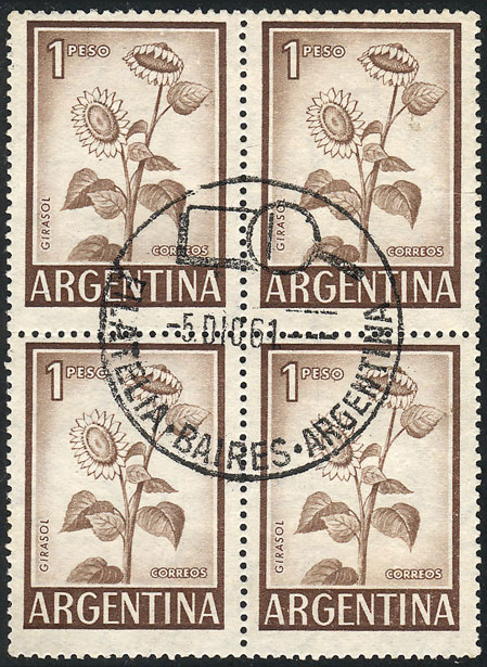 Lot 724 - Argentina general issues -  Guillermo Jalil - Philatino Auction # 2348 ARGENTINA: General auction with material of all periods, including rarities