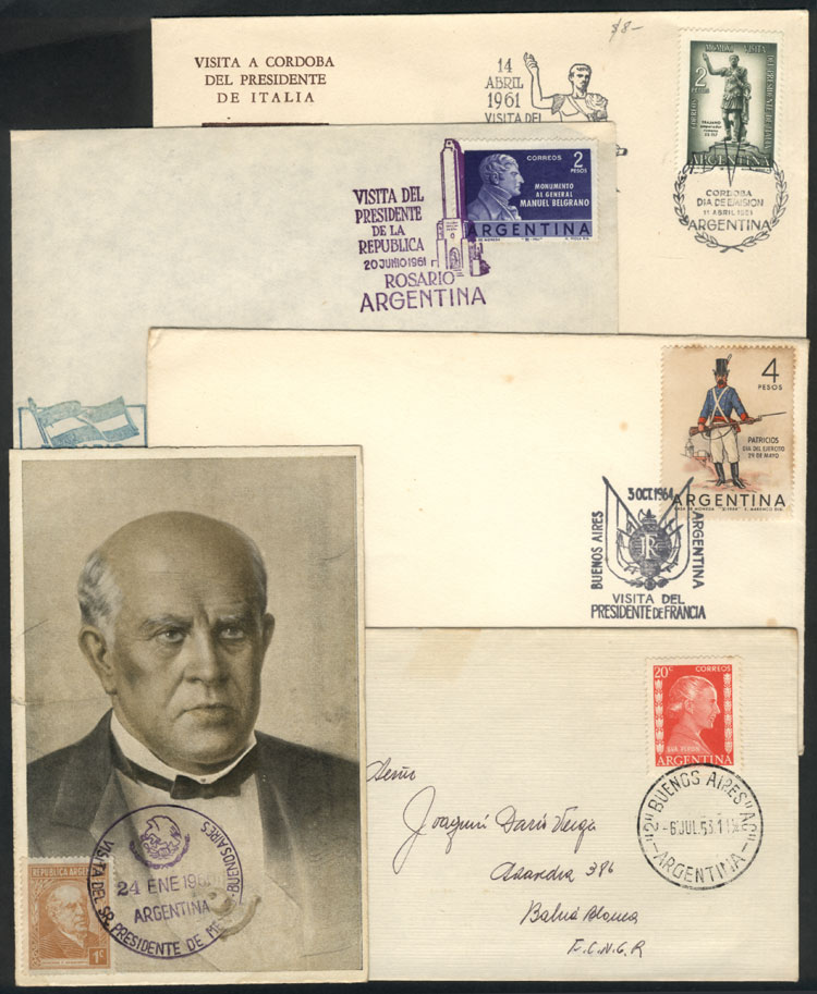 Lot 1412 - Argentina postal history -  Guillermo Jalil - Philatino Auction # 2348 ARGENTINA: General auction with material of all periods, including rarities