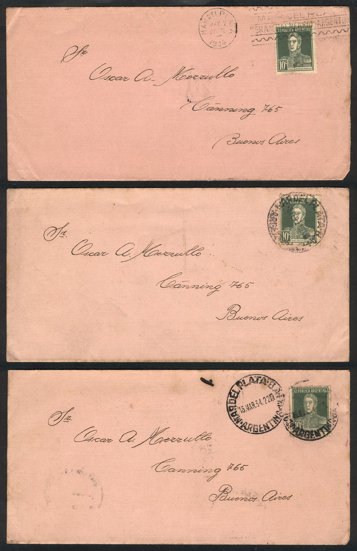 Lot 1365 - Argentina postal history - Guillermo Jalil - Philatino Auction # 2348 ARGENTINA: General auction with material of all periods, including rarities Lot 1365 - Argentina postal history - Guillermo Jalil - Philatino Auction # 2348 ARGENTINA: General auction with material of all periods, including rarities