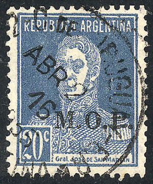Lot 1220 - Argentina official stamps - Guillermo Jalil - Philatino Auction # 2348 ARGENTINA: General auction with material of all periods, including rarities Lot 1220 - Argentina official stamps - Guillermo Jalil - Philatino Auction # 2348 ARGENTINA: General auction with material of all periods, including rarities
