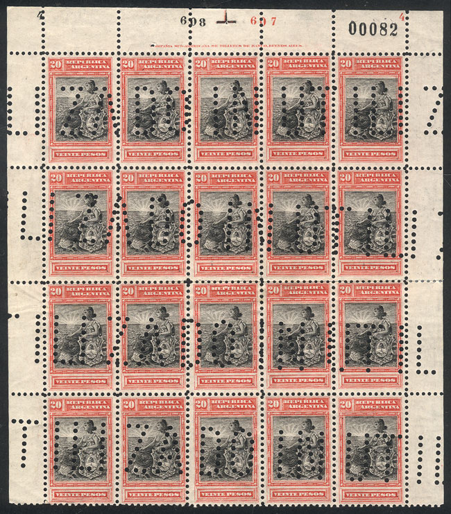 Lot 317 - Argentina general issues - Guillermo Jalil - Philatino Auction # 2348 ARGENTINA: General auction with material of all periods, including rarities Lot 317 - Argentina general issues - Guillermo Jalil - Philatino Auction # 2348 ARGENTINA: General auction with material of all periods, including rarities