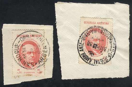 Lot 554 - Argentina general issues -  Guillermo Jalil - Philatino Auction # 2348 ARGENTINA: General auction with material of all periods, including rarities