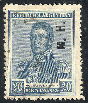 Lot 1181 - Argentina official stamps - Guillermo Jalil - Philatino Auction # 2348 ARGENTINA: General auction with material of all periods, including rarities Lot 1181 - Argentina official stamps - Guillermo Jalil - Philatino Auction # 2348 ARGENTINA: General auction with material of all periods, including rarities