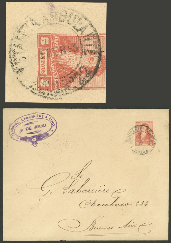Lot 134 - Argentina postal history -  Guillermo Jalil - Philatino Auction # 2349 ARGENTINA: Special end-of-the year auction