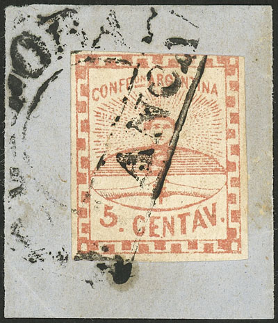 Lot 11 - Argentina confederation - Guillermo Jalil - Philatino Auction # 2349 ARGENTINA: Special end-of-the year auction Lot 11 - Argentina confederation - Guillermo Jalil - Philatino Auction # 2349 ARGENTINA: Special end-of-the year auction