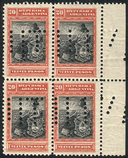 Lot 300 - Argentina general issues - Guillermo Jalil - Philatino Auction # 2401 ARGENTINA: Lot 300 - Argentina general issues - Guillermo Jalil - Philatino Auction # 2401 ARGENTINA: