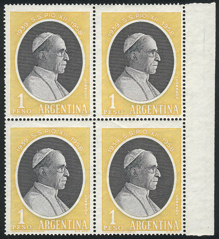 Lot 721 - Argentina general issues - Guillermo Jalil - Philatino Auction # 2401 ARGENTINA: Lot 721 - Argentina general issues - Guillermo Jalil - Philatino Auction # 2401 ARGENTINA: