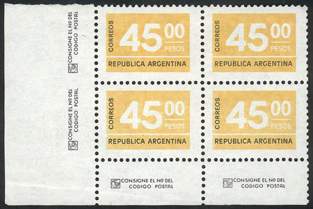 Lot 923 - Argentina general issues - Guillermo Jalil - Philatino Auction # 2401 ARGENTINA: Lot 923 - Argentina general issues - Guillermo Jalil - Philatino Auction # 2401 ARGENTINA: