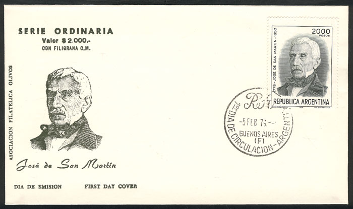 Lot 962 - Argentina general issues -  Guillermo Jalil - Philatino Auction # 2401 ARGENTINA: 