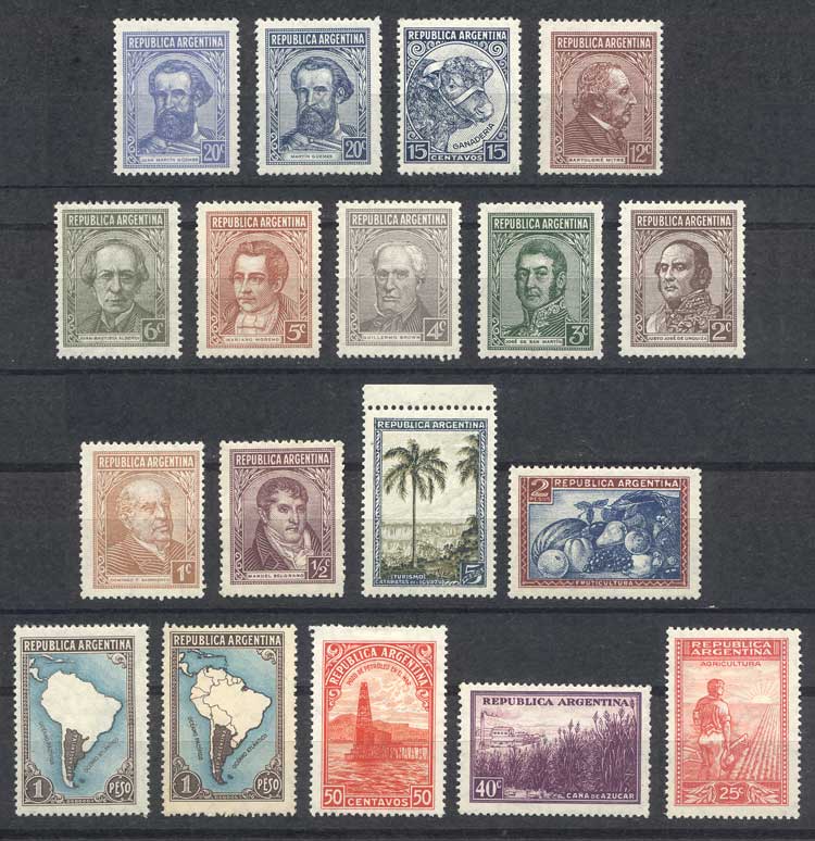 Lot 437 - Argentina general issues - Guillermo Jalil - Philatino Auction # 2401 ARGENTINA: Lot 437 - Argentina general issues - Guillermo Jalil - Philatino Auction # 2401 ARGENTINA: